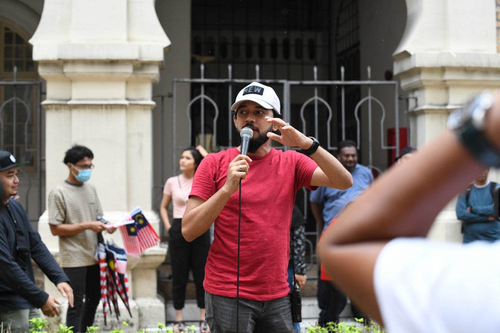 Sewaktu penggambaran Video Klip Saya Anak Malaysia
